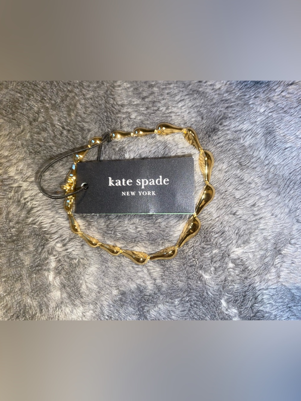 Kate Spade New York Gold Toned Molten Bracelet $138